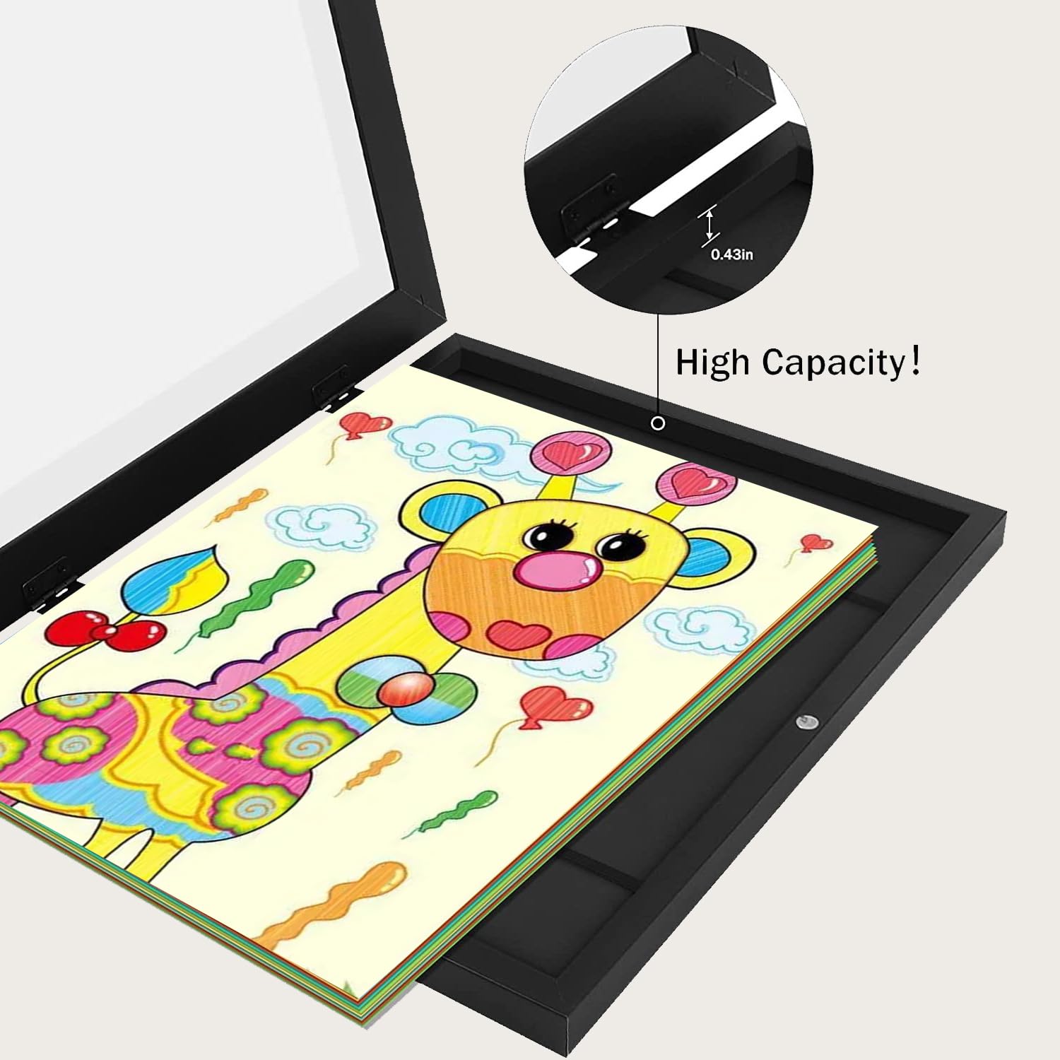 Kids Art Frames - A4 Display for Children's Artwork | Home & Classroom Decor