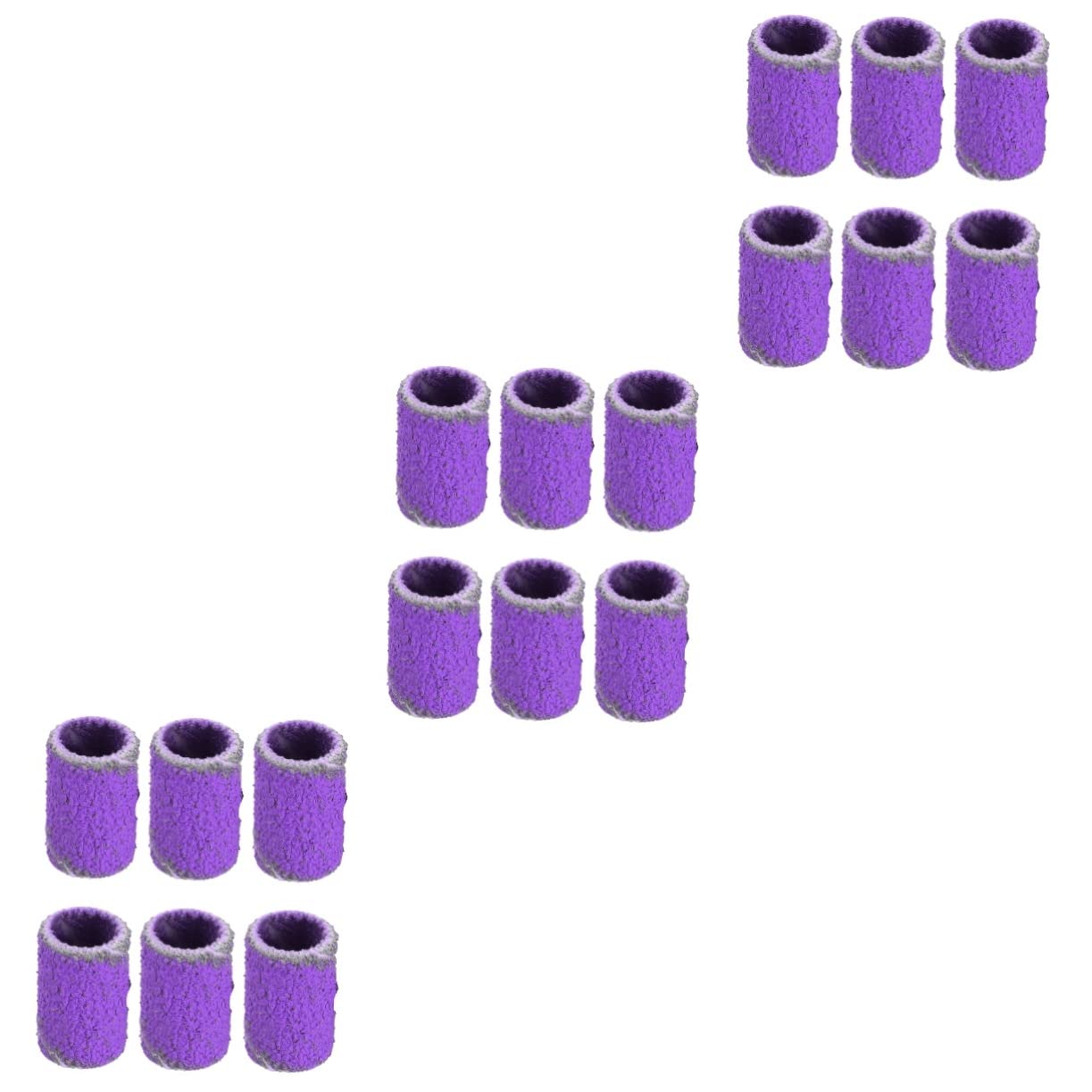 Minkissy 3 Sets Nail Sanding Bands for Nail Drill - 100pcs x 3 Sanding Caps, Grinding Heads & Polishing Tools for Professional Manicure & Pedicure - Perfect for Salon, Home Nail Care & DIY Nail Art