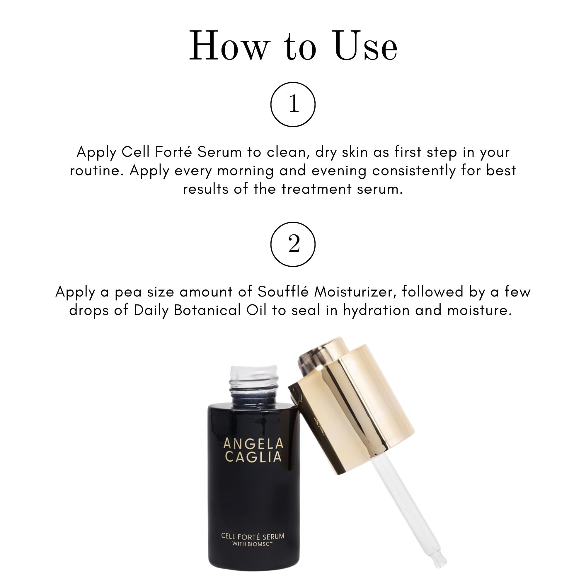 Cell Forté Serum with BIOMSC - Anti-Aging Face Serum for Wrinkles & Fine Lines | Hydrating & Firming Skincare for Daily Use