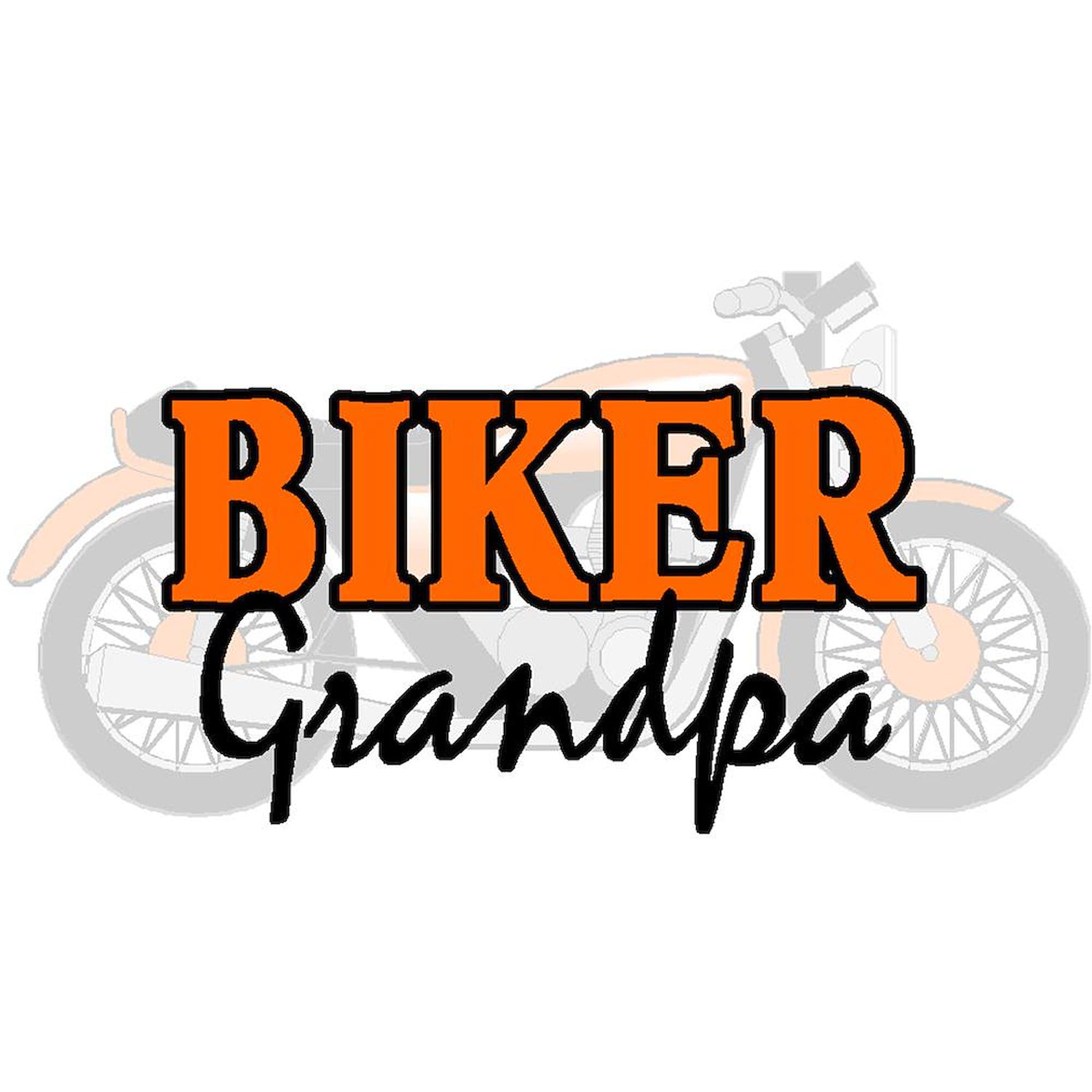BIKER GRANDPA 11 oz Ceramic Coffee Mug - 325 ml White Coffee Cup for Motorcycle Enthusiasts | Perfect Gift for Dad, Grandpa & Biker Lovers | Great for Home, Office & Road Trips