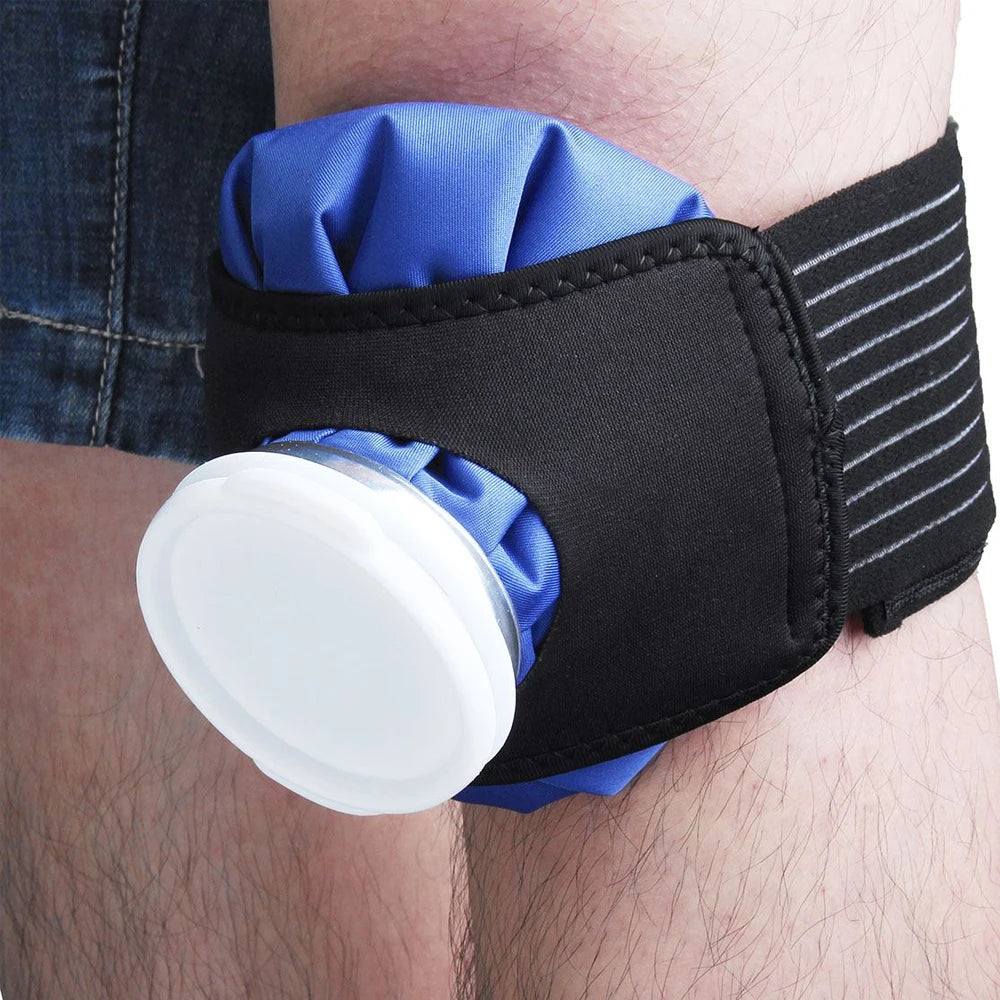 Reusable Ice Pack for Pain Relief - Hot & Cold Therapy Gel Wrap for Knee, Ankle, Shoulder, Neck, Calf - Sprain Recovery & Muscle Pain Relief - Perfect for Sports Injuries, Post-Workout Recovery & Arthritis Pain