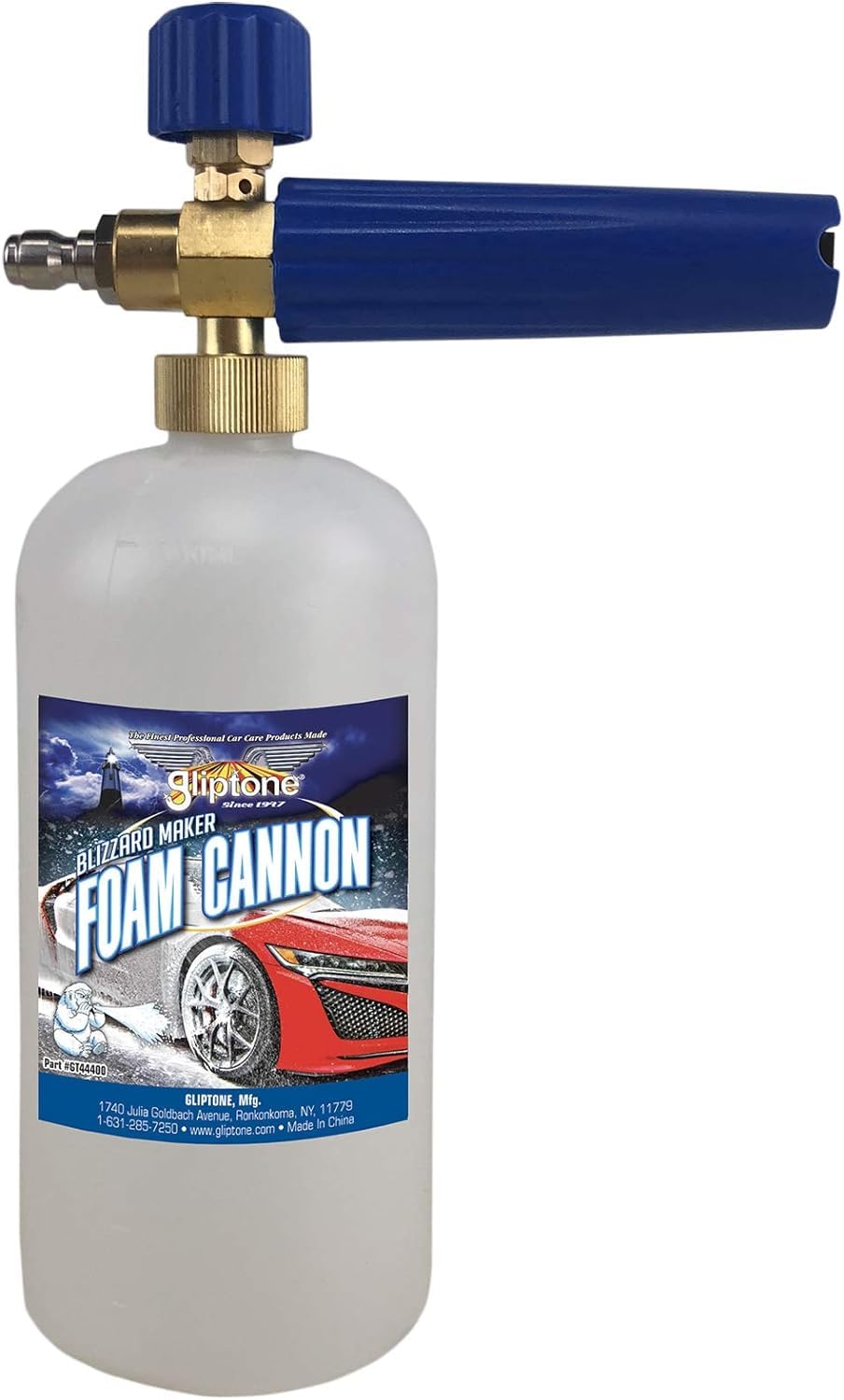 Professional Car Care Blizzard Maker - High-Quality Foam Cannon Gun for Auto Detailing & Pressure Washer | Perfect for Car Wash, Motorcycle Cleaning & Home Exterior Maintenance