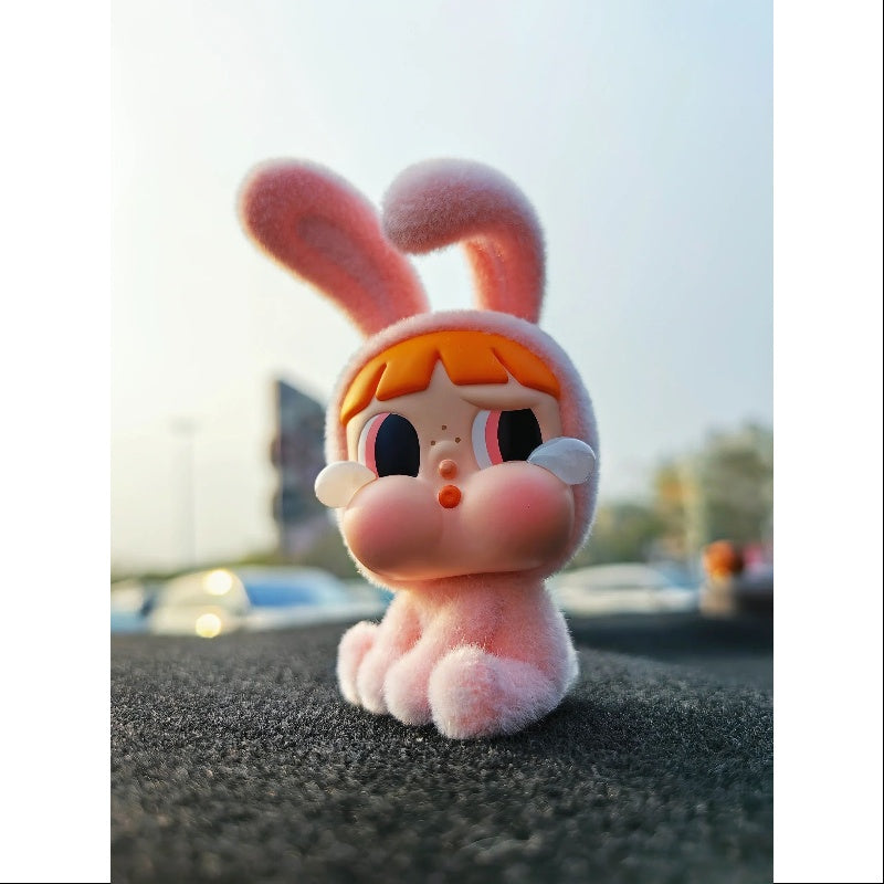 Powerpuff Girls Crybaby Bunny Blossom Plush Toy - Soft Stuffed Animal for Kids, Collectors & Fans - Perfect for Gifts, Bedroom Decor & Cartoon Lovers
