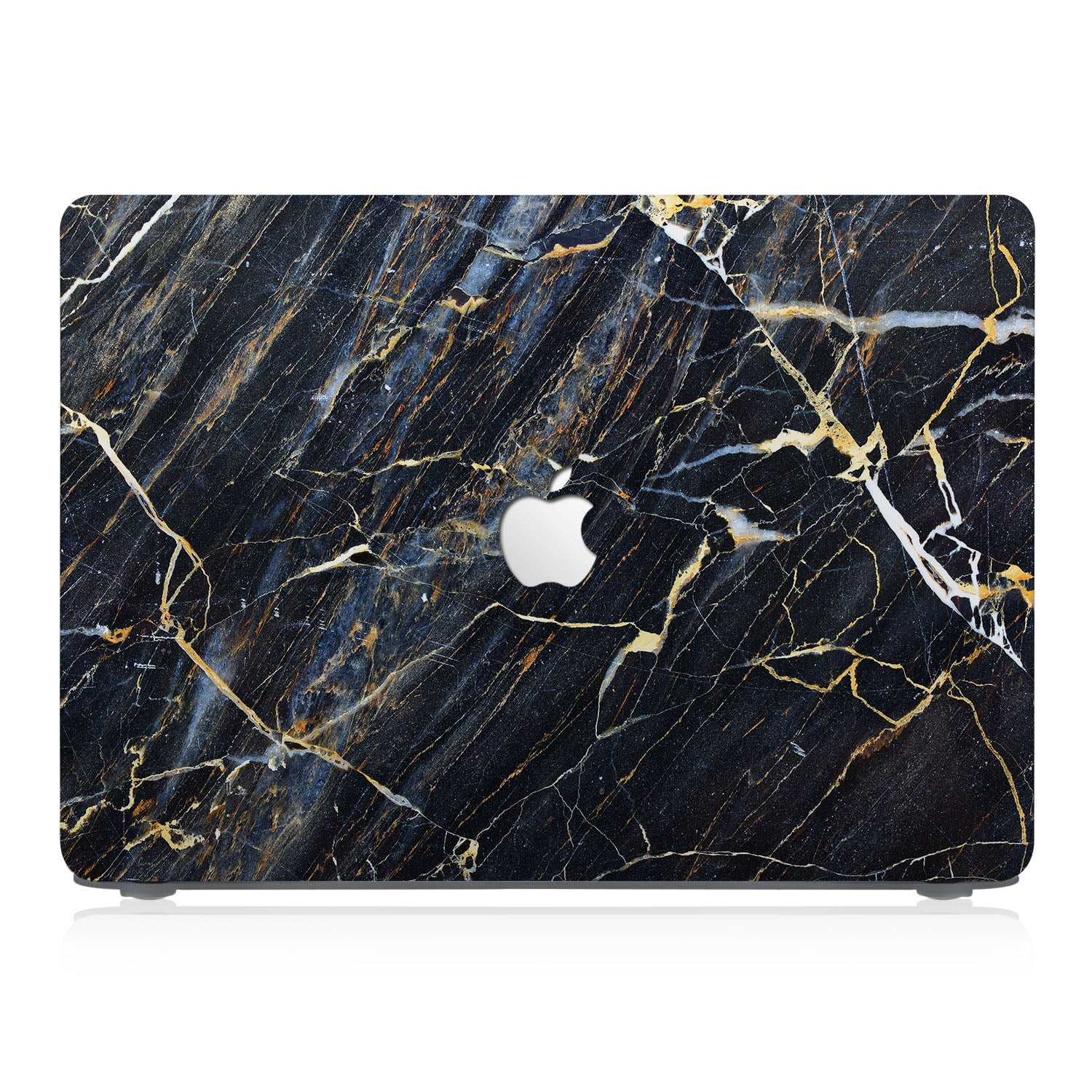 Premium Marble Gold MacBook Case - Slim Protective Cover for MacBook Air & Pro | Stylish & Durable for Work, Travel & Everyday Use