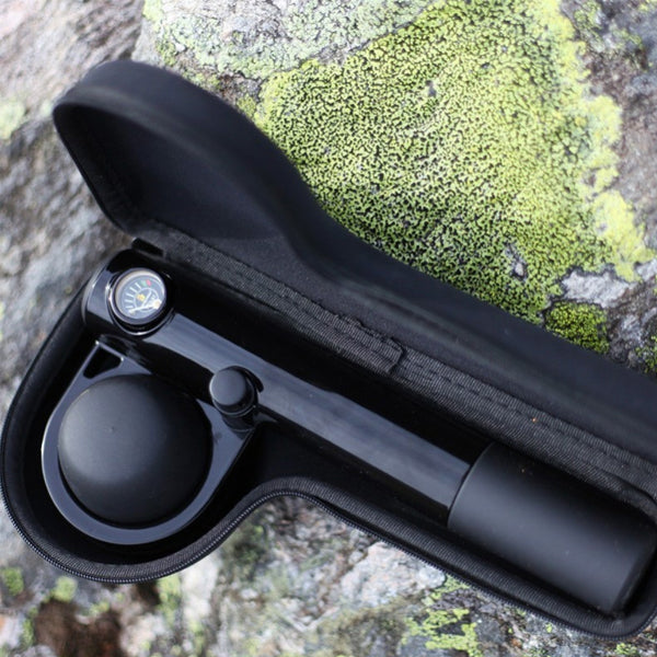 Handpresso Pump Travel Case - Portable Espresso Maker for Camping, Travel & Office - Compact & Lightweight Black Coffee Machine