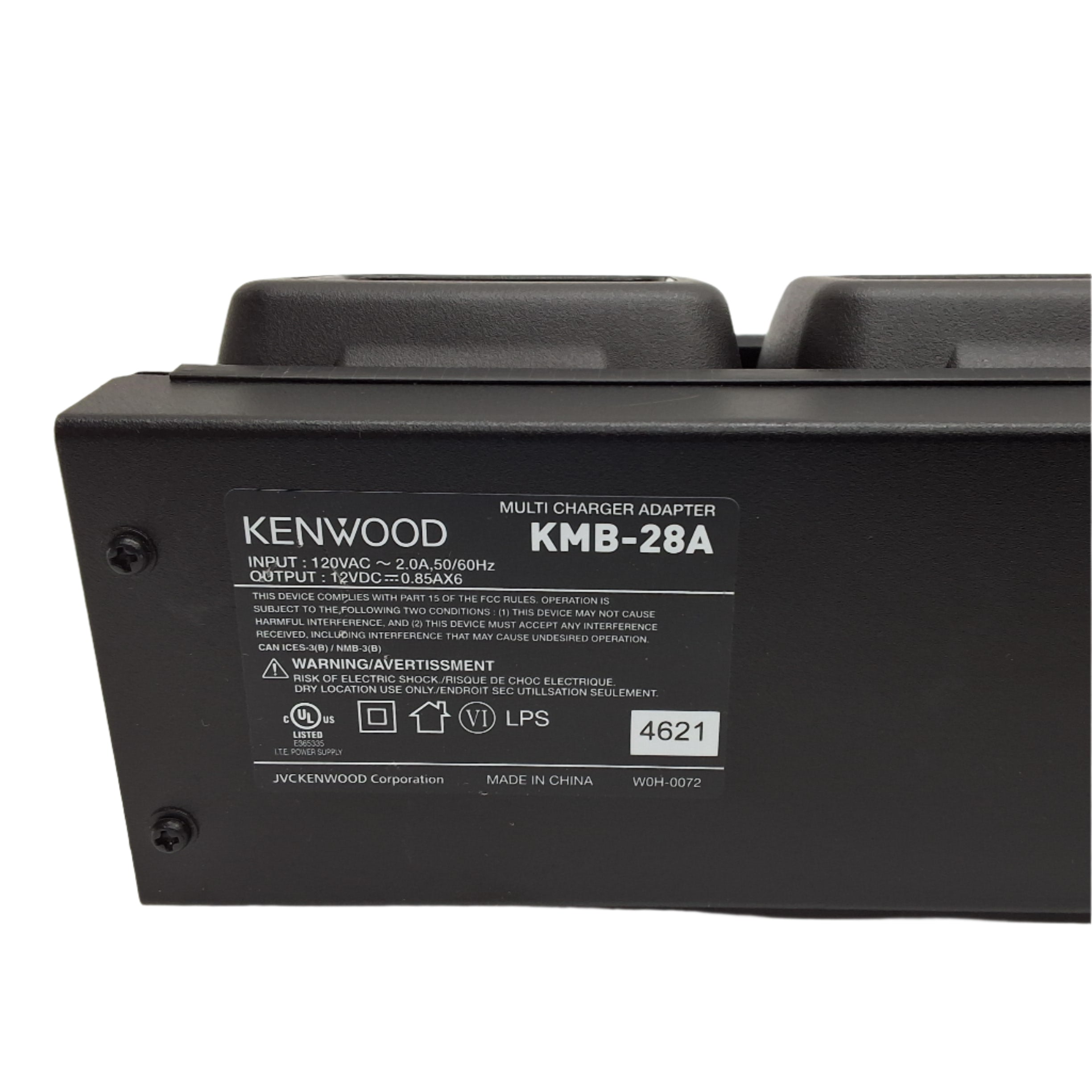 Kenwood KMB 28A Multicharger Adapter with KSC 35S Inserts - Fast Charging Solution for Kenwood Two-Way Radios | Perfect for Emergency Responders, Security Teams & Outdoor Adventures