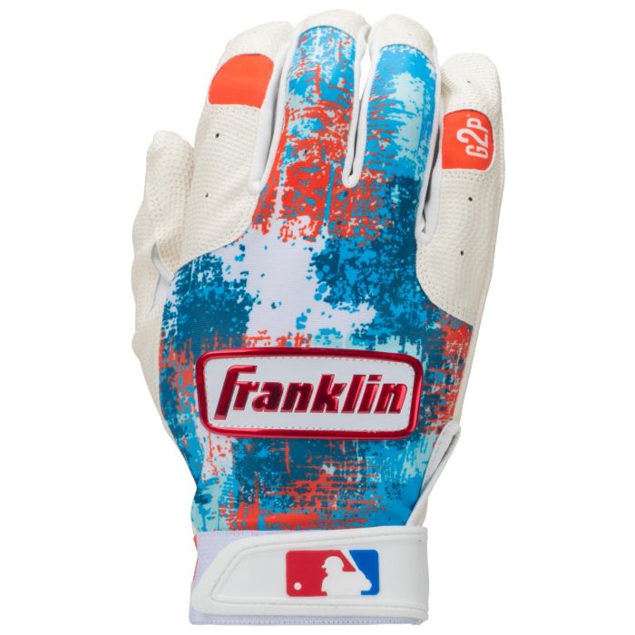 Franklin Youth Tee Ball Batting Gloves - Grow to Pro Baseball Training Gloves for Kids - Perfect for Little League, Practice, and Game Day Performance