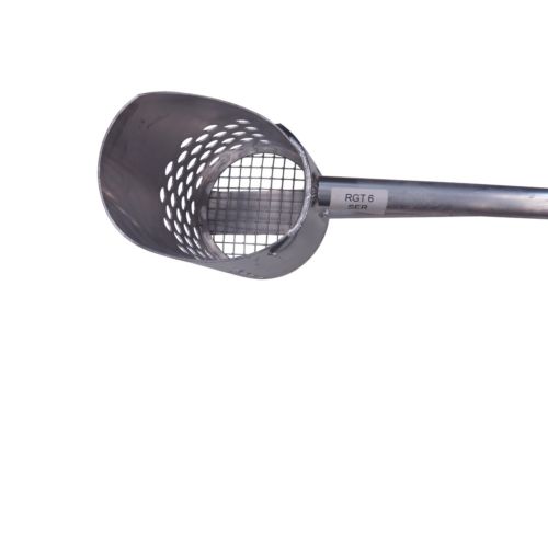RTG Pro 6' Aluminum Screen Bottom Water Scoop for Metal Detecting - Perfect for Beach Hunting, Gold Prospecting & Treasure Hunting in Shallow Water