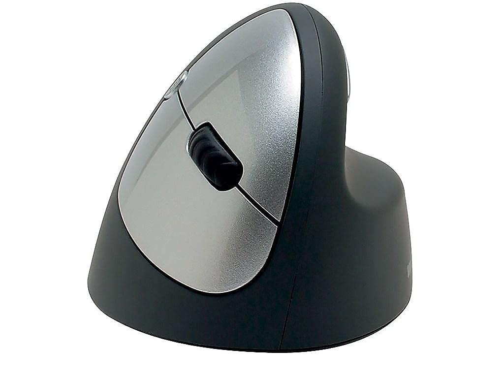 Goldtouch KOV-GSV-RMW Wireless Semi-Vertical Ergonomic Mouse for Right-Handed Users - Medium Size with USB Dongle - Comfortable for Office Work, Gaming & Computer Use
