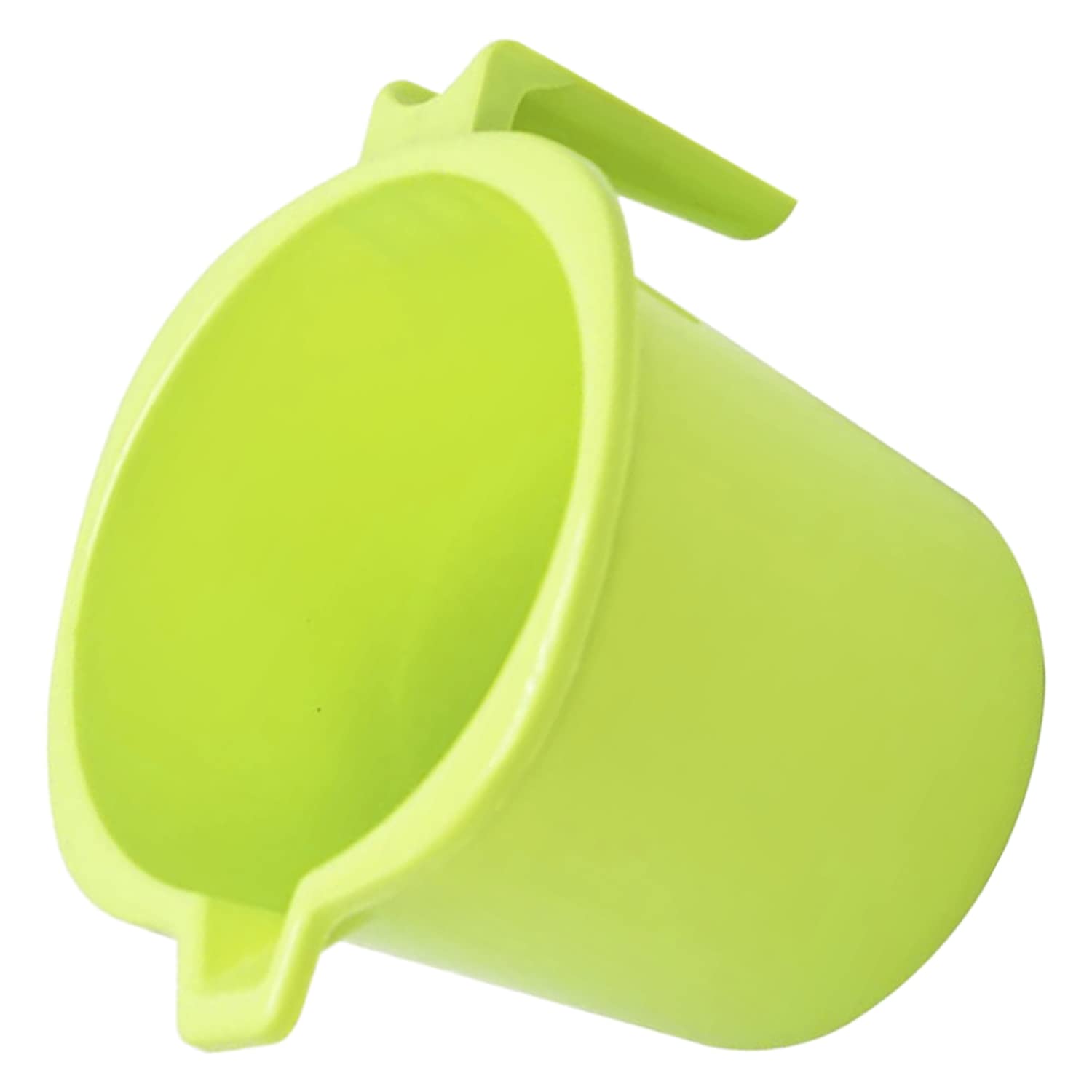 Kuber Industries 2L Large Square Plastic Bathroom Mug - Pack of 2, Green (50KM0849) - Perfect for Bathroom Storage, Toothbrush Holder & Shower Organization