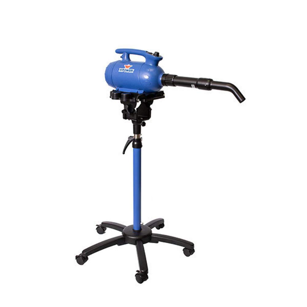 XPOWER SMK-3 Professional Pet Grooming Force Air Dryer Stand Mount Kit for Dogs & Cats - Heavy Duty Adjustable Grooming Station with Blower - Perfect for Home & Professional Pet Salons