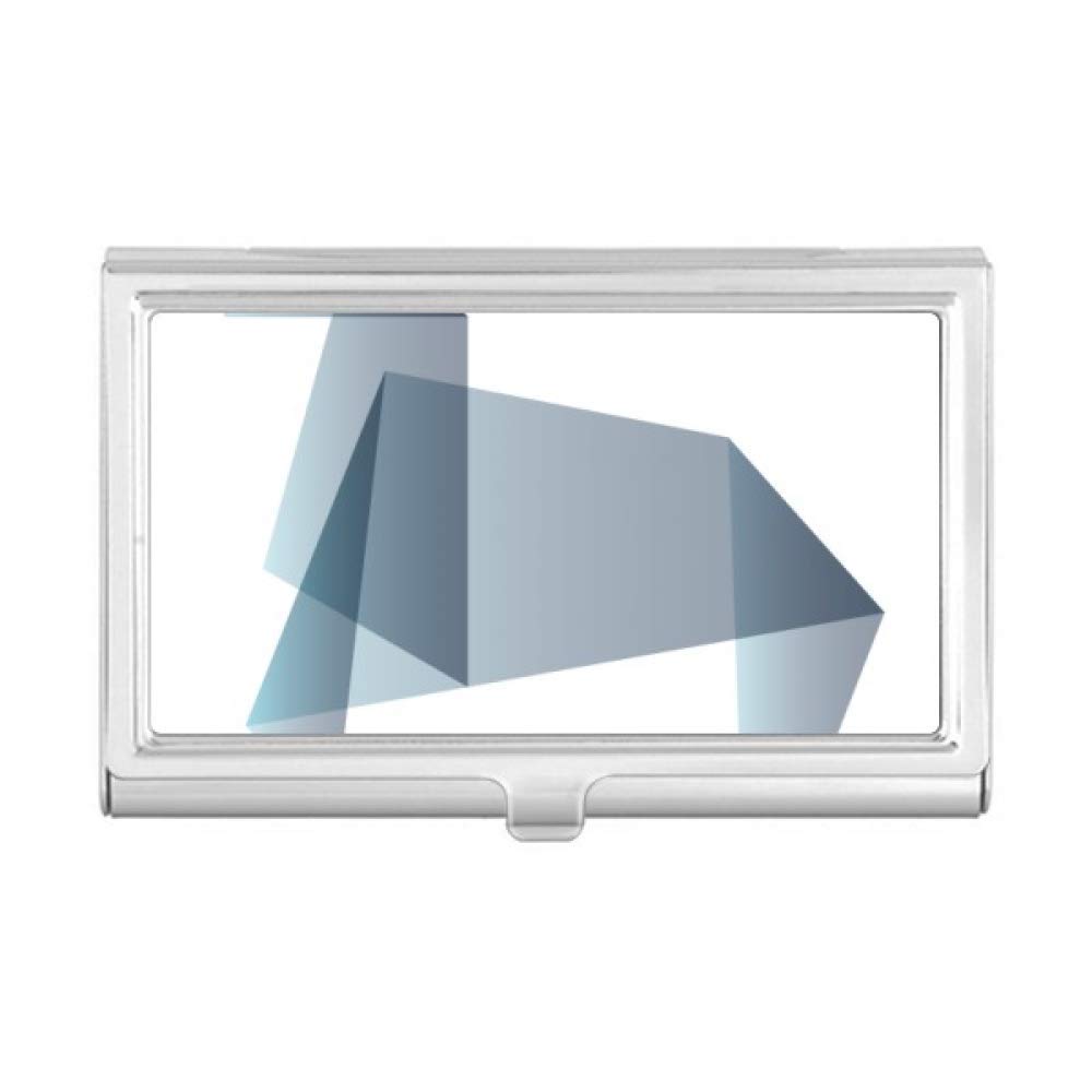 Origami Abstract Horse Geometric Business Card Holder - Elegant Metal Card Case for Office, Wallet & Pocket Storage - Perfect for Professionals, Networking & Gifts