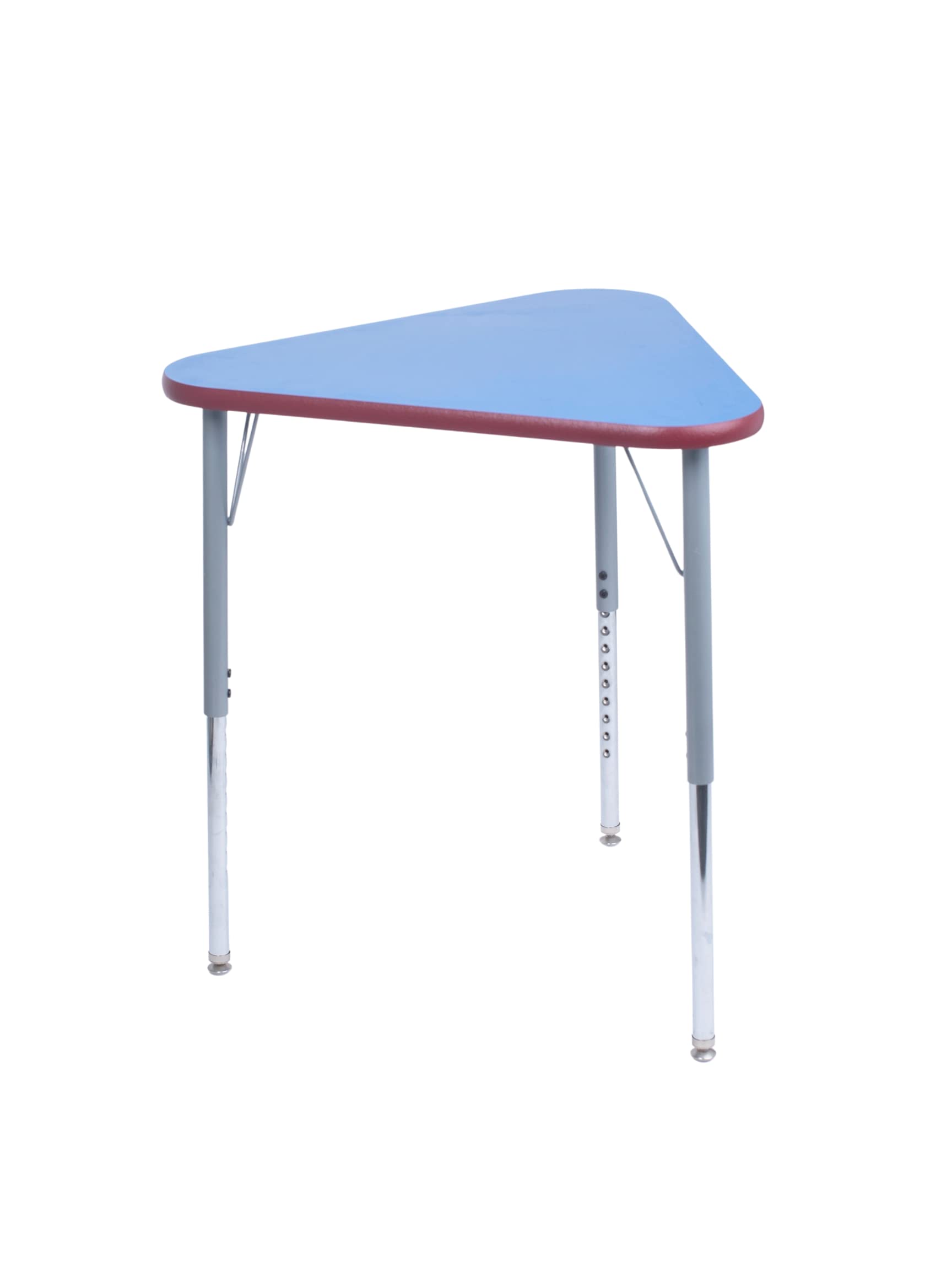 Adjustable Height Triangle Collaborative School Desk - Kids Activity Table for Classroom, Study & Group Work - Perfect for Learning, Arts & Crafts