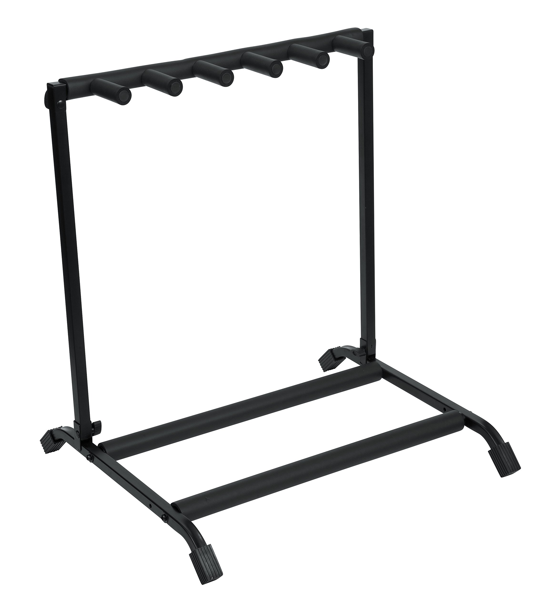 Rok-It 5 Guitar Stand Rack with Dunlop Guitar Cleaning Kit - Heavy Duty Guitar Holder & Maintenance Set for Acoustic & Electric Guitars - Perfect for Home, Studio & Stage Use