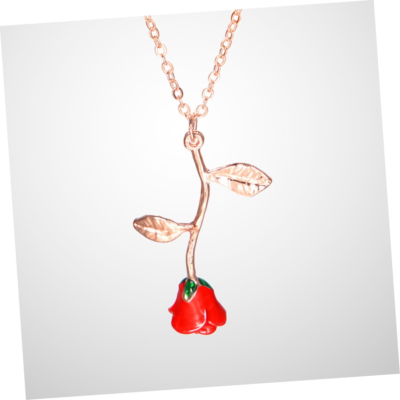 GALPADA 3-Piece Rose Gold Flower Choker Necklace Set for Women - Valentine's Day Gift, Romantic Date Jewelry, Wedding Accessory, Party Wear