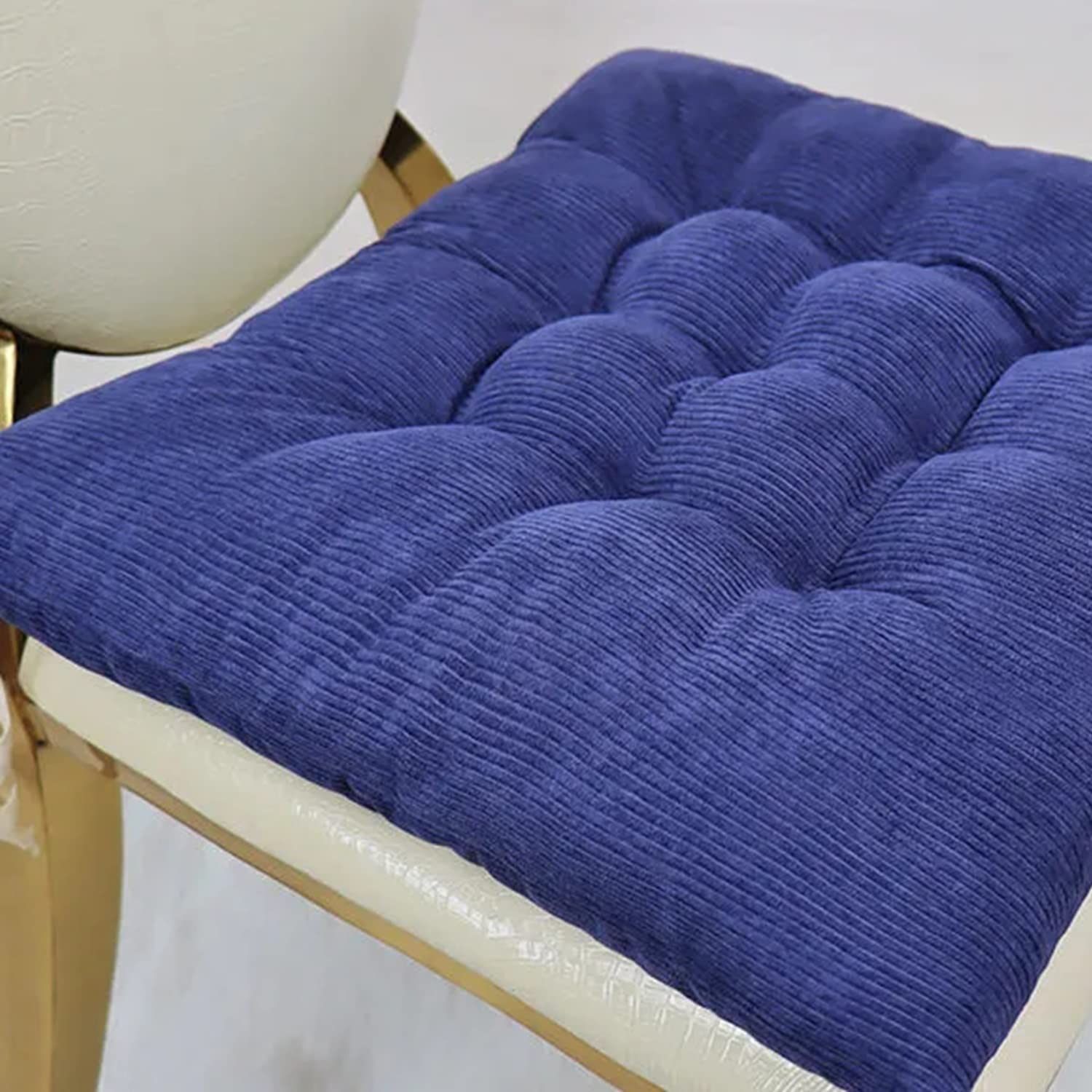 Premium Non-Slip Kitchen Chair Cushions - 40/45/50cm Thickened Seat Pads in Green, Yellow & Blue | Comfortable Dining Chair Cushions for Patio, Office & Desk Chairs | Perfect for Home, Restaurant & Outdoor Use