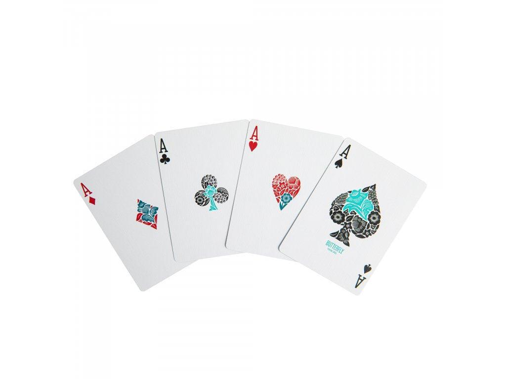 Butterfly Playing Cards Winter Edition - Premium Marked Deck for Magic Tricks & Cardistry | Perfect for Performers, Collectors & Holiday Gifts