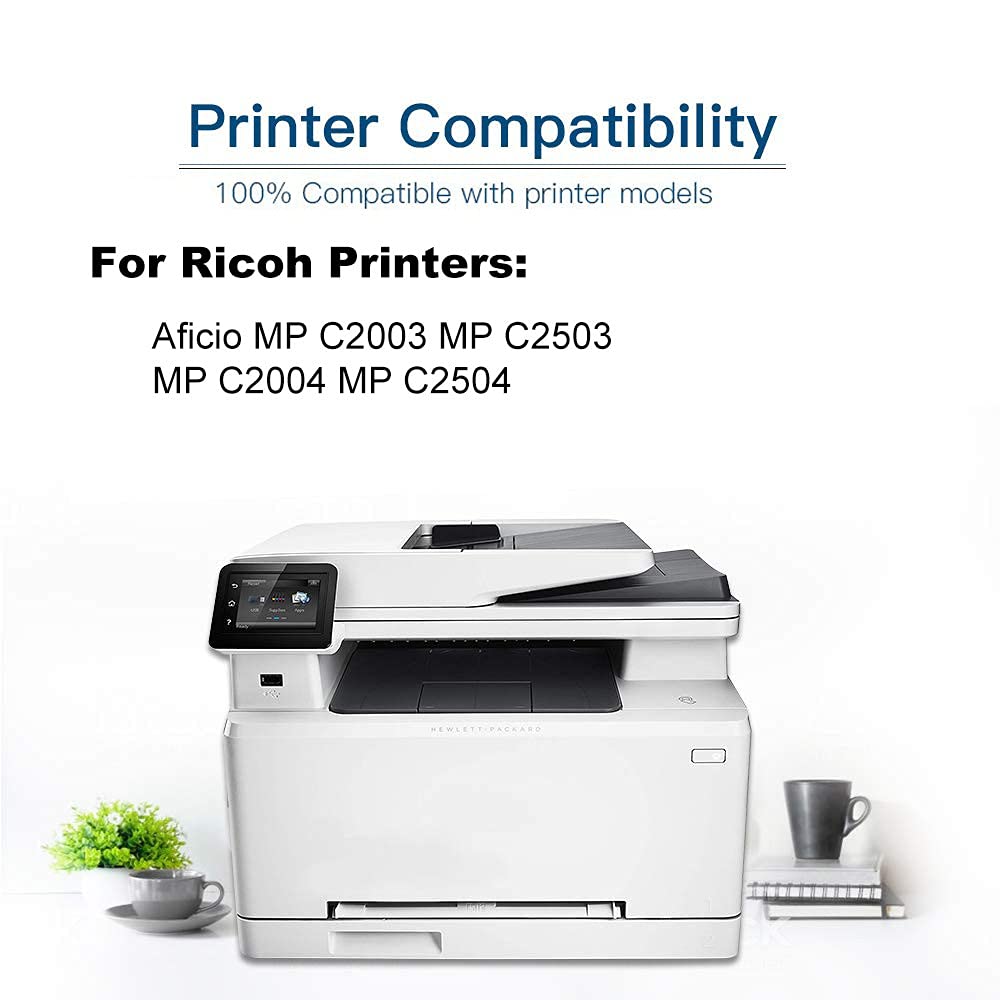 High Capacity Replacement Toner Cartridge for Ricoh Aficio MP C2003 Printer (Black) - 1-Pack - Compatible with Ricoh 841918 - Perfect for Office Printing & Document Reproduction