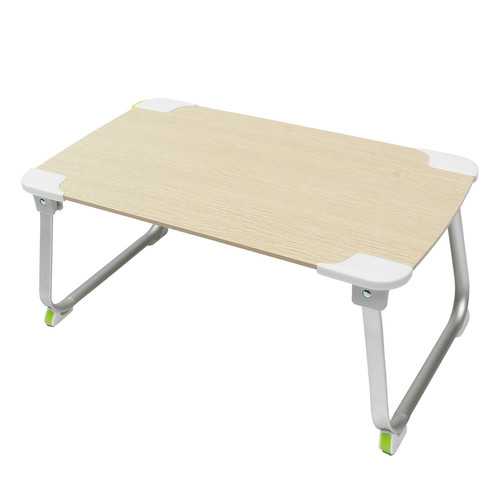 Portable Aluminum Alloy Foldable Laptop Table Stand - Adjustable Tray for Bed, Sofa & Office Use - Lightweight Home Desk for Working, Reading & Eating in Bed