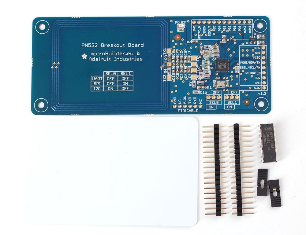 PN532 NFC RFID Controller Breakout Board - RFID Transponder Reader Writer for Arduino, Raspberry Pi - Perfect for Access Control, Payment Systems & IoT Projects