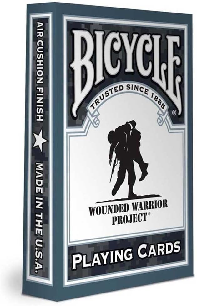 Wounded Warrior Bicycle Playing Cards - Patriotic Poker Deck for Veterans & Collectors - Perfect for Game Nights, Fundraisers & Patriotic Events