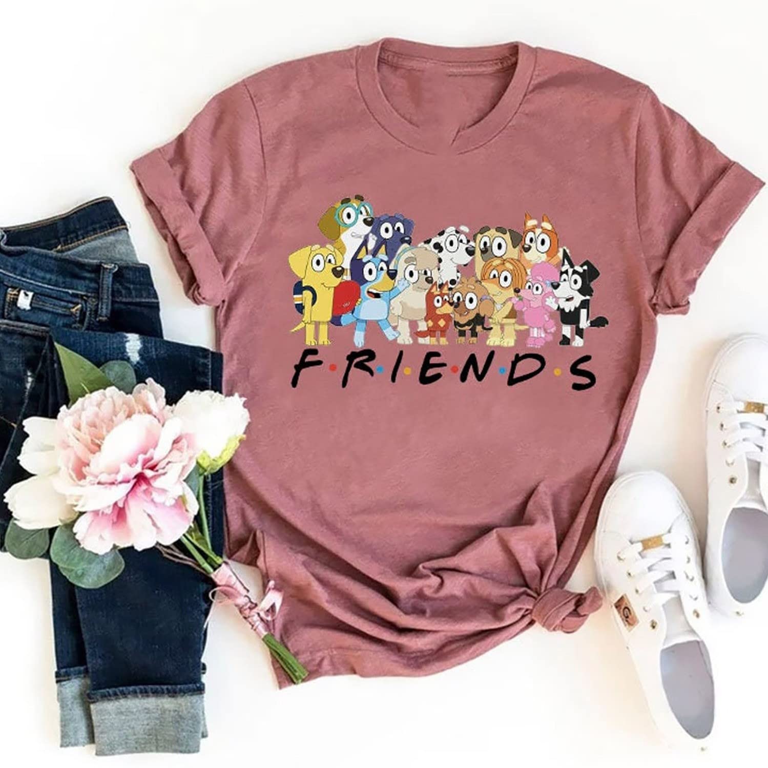 Best Crew & Friend Shirts for Kids, Toddlers, Moms & Dads - Family Matching Outfits for Mother's Day - Multicolor Cotton T-Shirts - Perfect for Family Photos, Holidays & Special Occasions