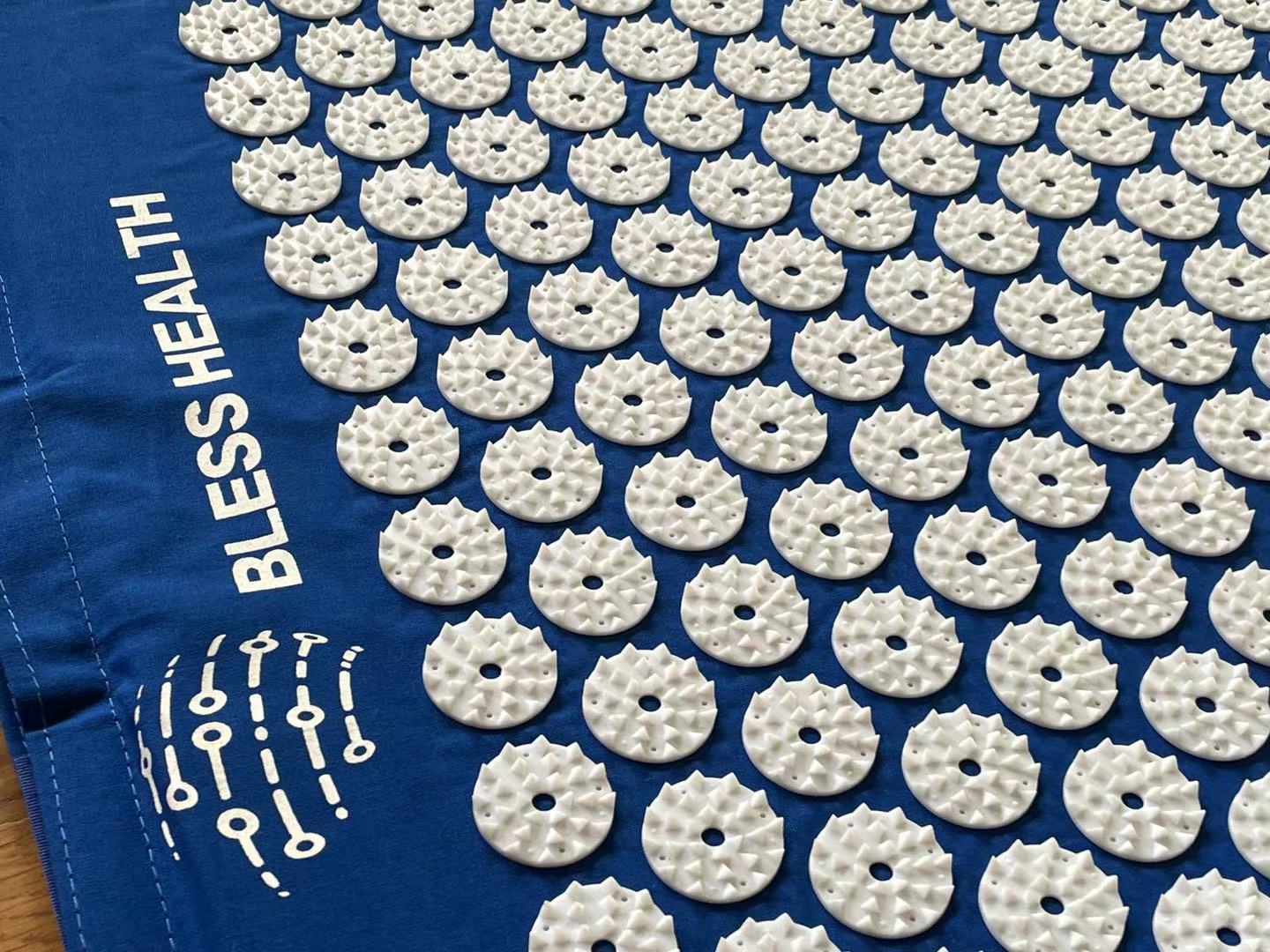 Bless Health Acupressure Mat for Back Pain Relief - Natural Therapy Cushion for Muscle Relaxation, Stress Relief & Better Sleep - Home & Office Use