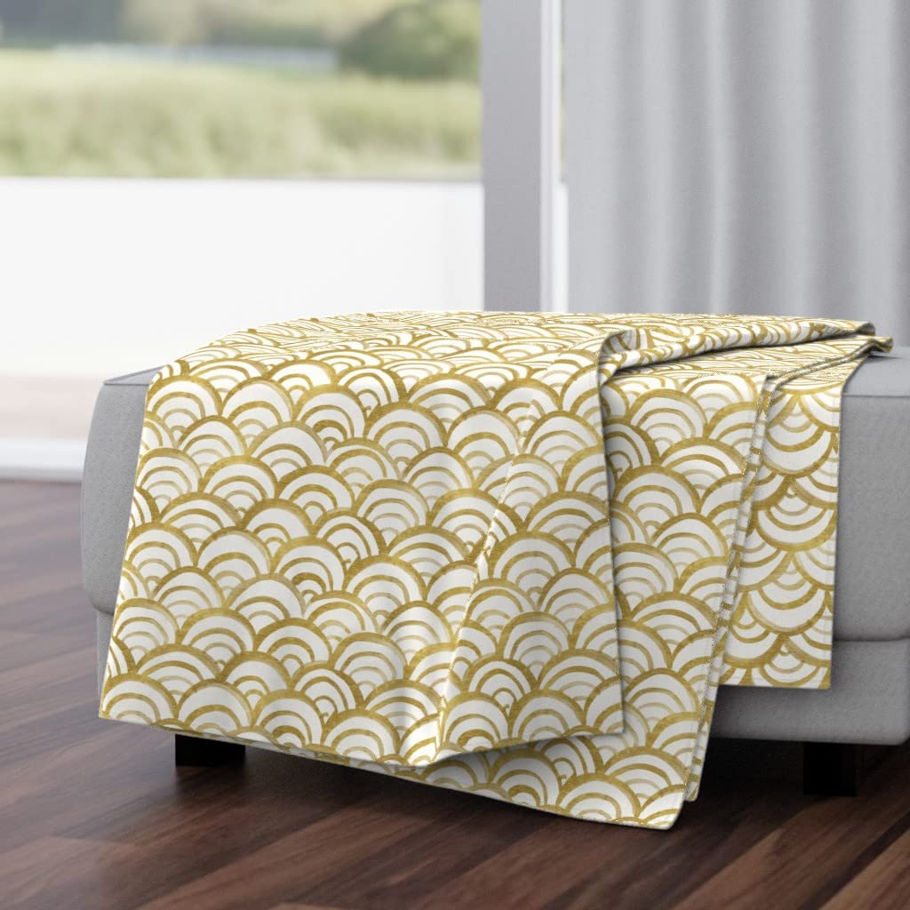 **Spoonflower Plush Minky Throw Blanket 50