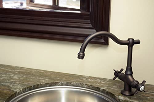 Premium Stainless Steel Bar Faucet - Modern Commercial Grade Sink Tap for Restaurants, Bars & Home Kitchens - Durable & Stylish Design for High-Traffic Use