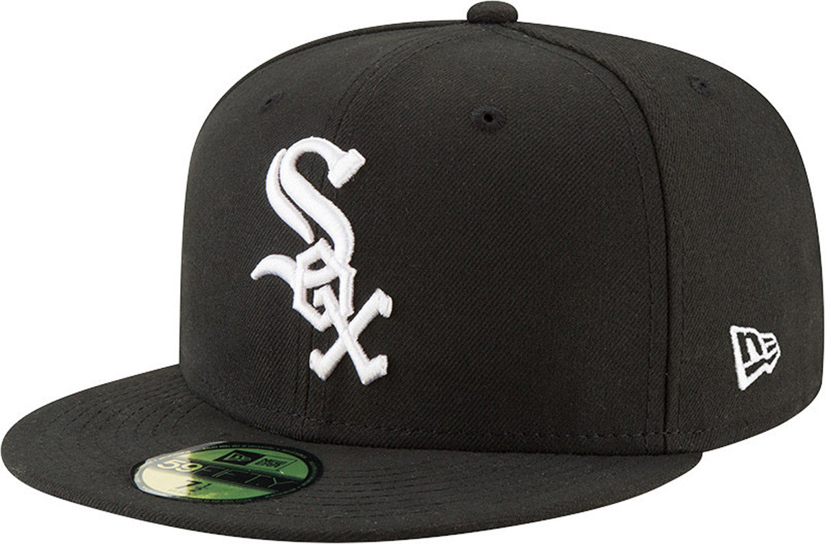 Chicago White Sox New Era 59Fifty AC Performance Team Baseball Cap - MLB Officially Licensed Adjustable Hat for Men & Women - Perfect for Baseball Games, Sports Fans & Streetwear Fashion