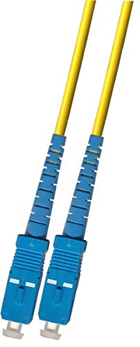RiteAV Direct Burial Outdoor SC-SC 2-Strand Single Mode Fiber Optic Cable (9/125) 75M - High Speed Internet & Network Connection for Underground & Outdoor Installations