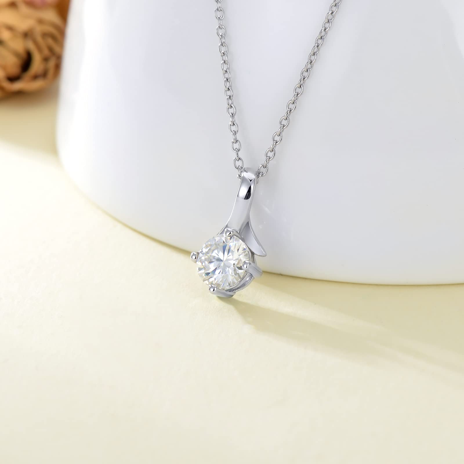 925 Sterling Silver Infinity Heart Birthstone Necklace for Women - Personalized Love Pendant with 'I Love You Always' Engraving | Romantic Anniversary, Birthday Jewelry Gift for Girlfriend, Wife & Her | Perfect for Valentine's Day, Weddings & Special Occasions