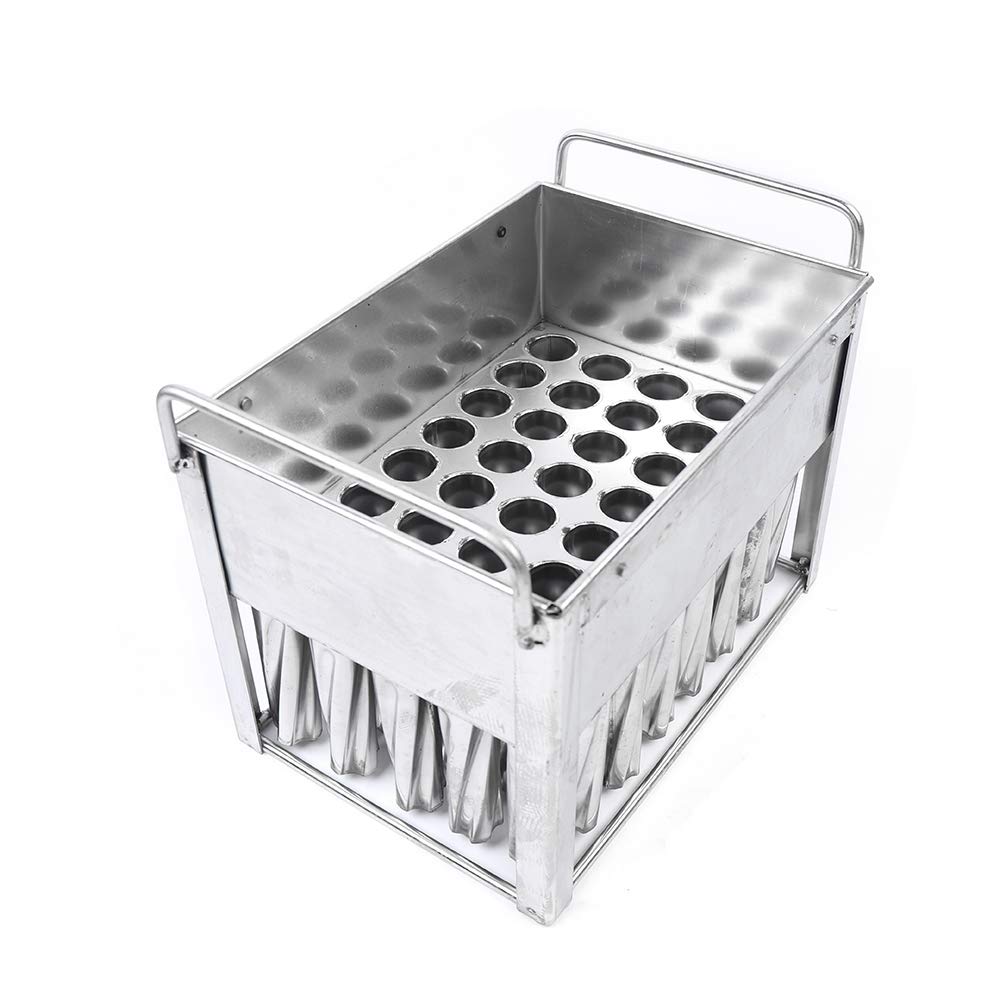 40-Piece Stainless Steel Popsicle Molds - Food-Grade, Reusable & Fast Freezing for Homemade Ice Pops - Perfect for Summer Treats, Parties, and Commercial Use