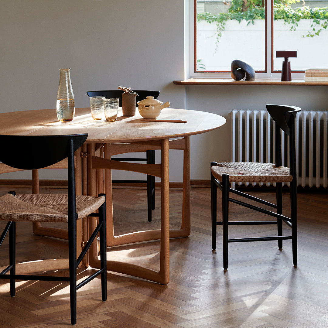 Drop Leaf HM6 Dining Table - Expandable Space-Saving Design for Small Apartments & Kitchens | Perfect for Family Dinners & Entertaining Guests
