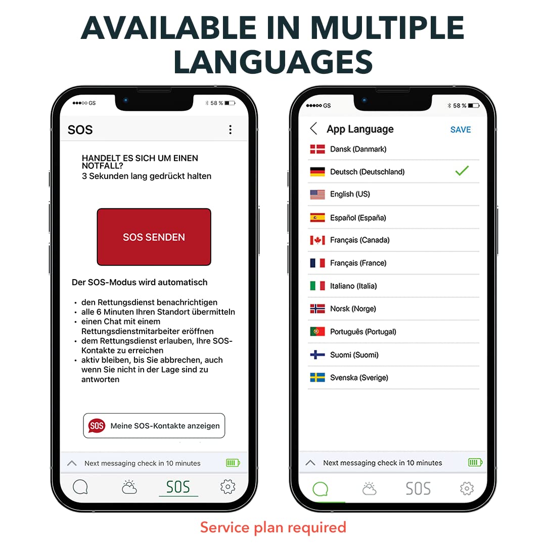 ZOLEO Satellite Communicator - Global Two-Way SMS Texting, Email & Emergency SOS with GPS Location Tracking - Works with Android & iOS Smartphones for Outdoor Adventures, Hiking, Camping & Remote Travel Safety