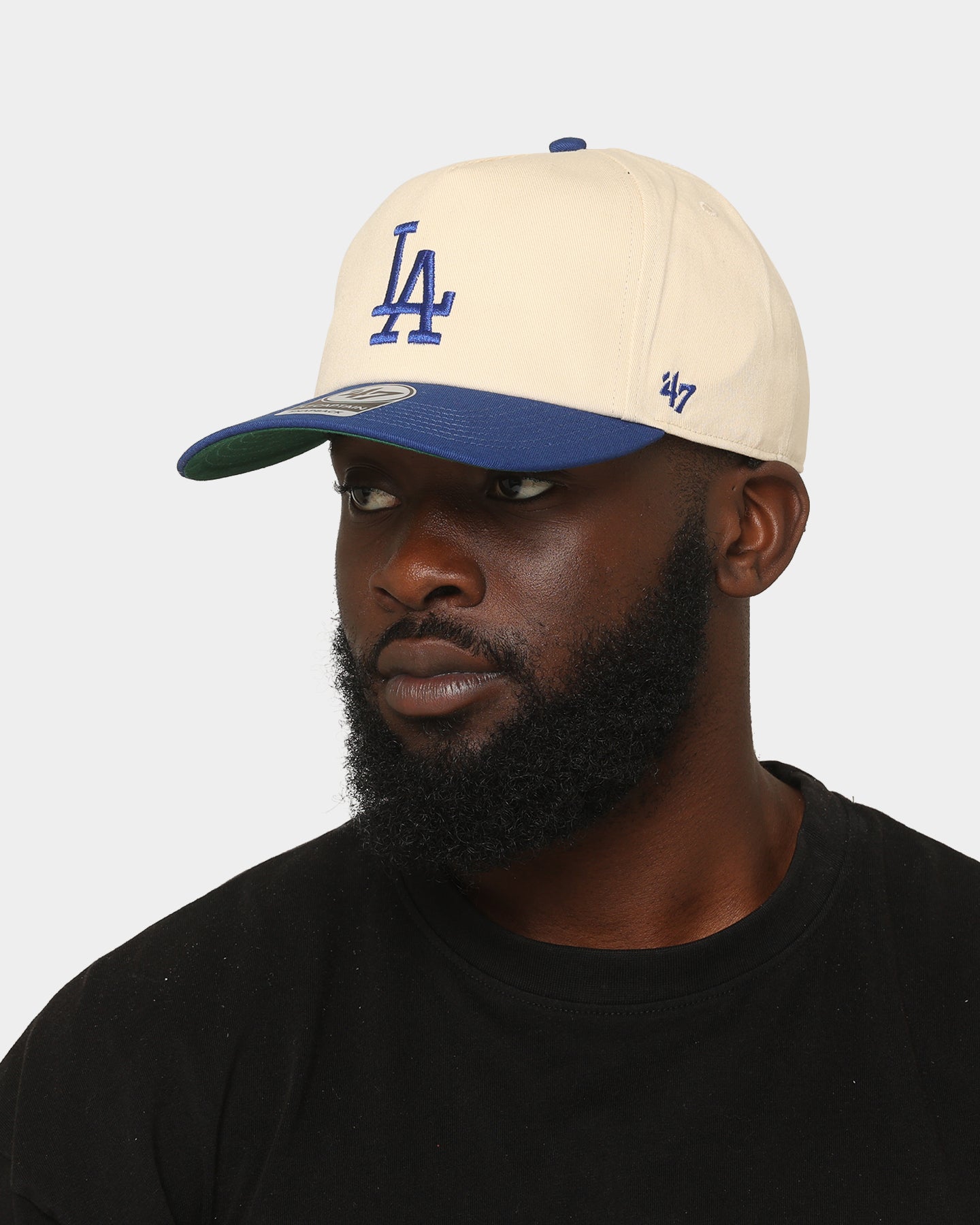 47 Brand Los Angeles Dodgers 'Natural Nantasket' '47 Captain DTR Snapback Hat - Adjustable Baseball Cap for Men & Women - Perfect for Sports Fans, Casual Wear and Outdoor Activities