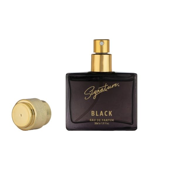 Premium Signature Black Men's Eau de Parfum - 30ml Luxury Cologne for Date Night, Office & Special Occasions