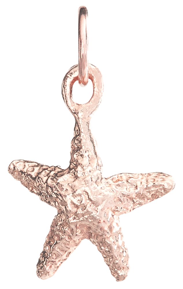 Helen Ficalora Sterling Silver Starfish Charm Pendant Necklace - Perfect for Beach Vacations, Summer Outfits & Gift Giving