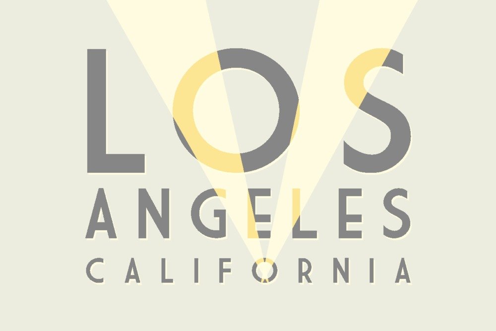 Los Angeles California Metal Wall Art - 16x24 Gallery Quality Aluminum Decor for Home & Office - Perfect for Living Room, Bedroom, or Office Wall Decor