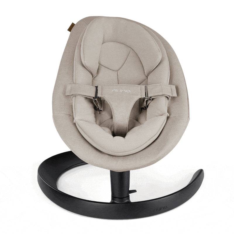 Nuna Leaf Grow Baby Swing with Toy Bar - Adjustable Infant Seat for Newborns to Toddlers - Perfect for Nursery, Living Room & Outdoor Use