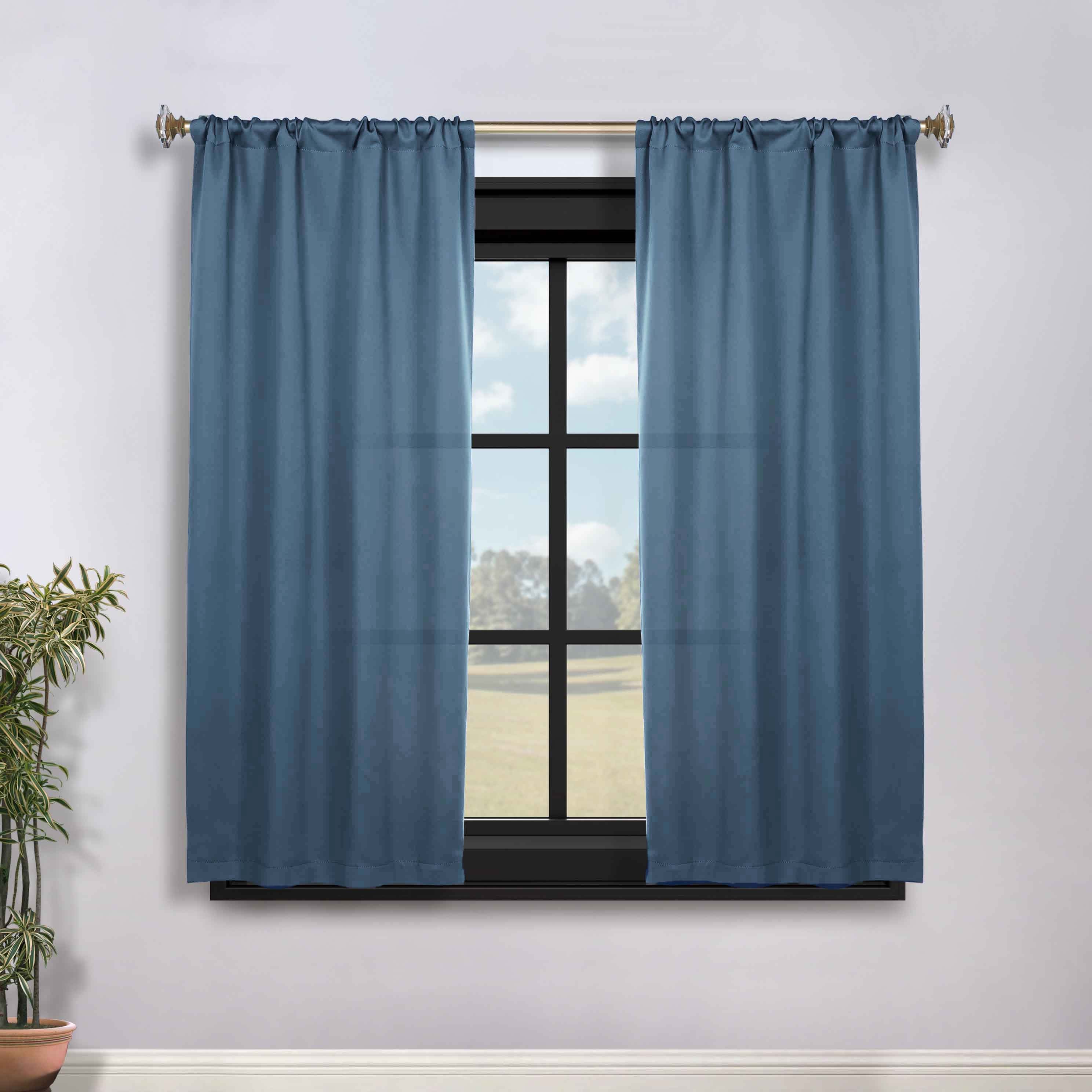 Blackout Curtains for Bedroom - Machine Washable, Thermal Insulated, Noise Reducing - Set of 2 Panels - Perfect for Nursery, Home Theater & Shift Workers (42x84 Inches)