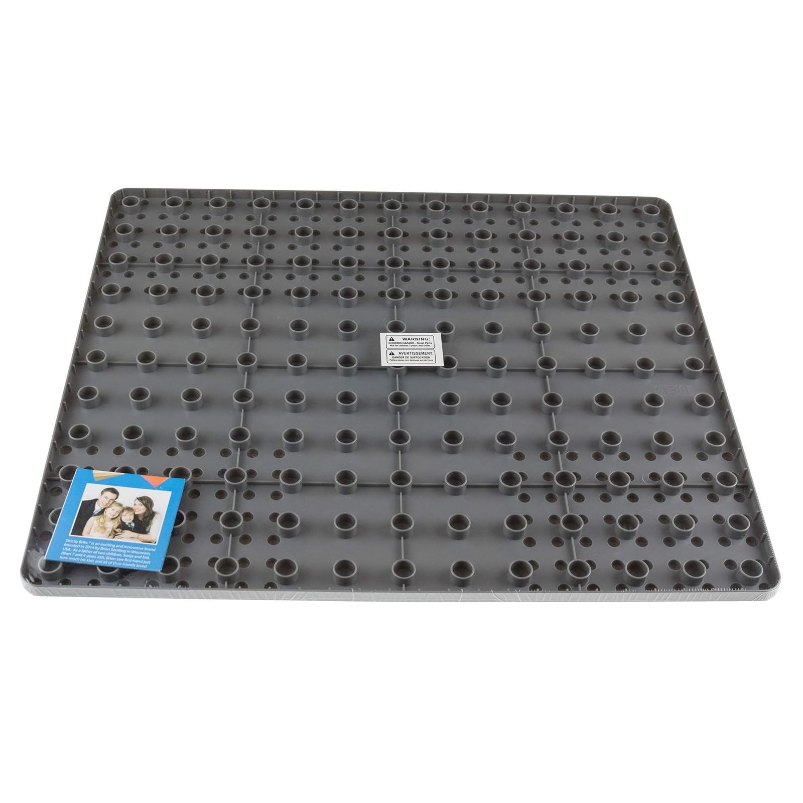 Strictly Briks Lego-Compatible Building Blocks - 3-Way Intersection Road Plates 13.75