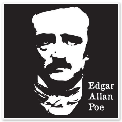 Edgar Allan Poe Gothic Black Leather Keychain with Silver Keyring - Vintage Literary Gift for Book Lovers, Writers & Poe Fans - Perfect for Keys, Backpacks & Gifts