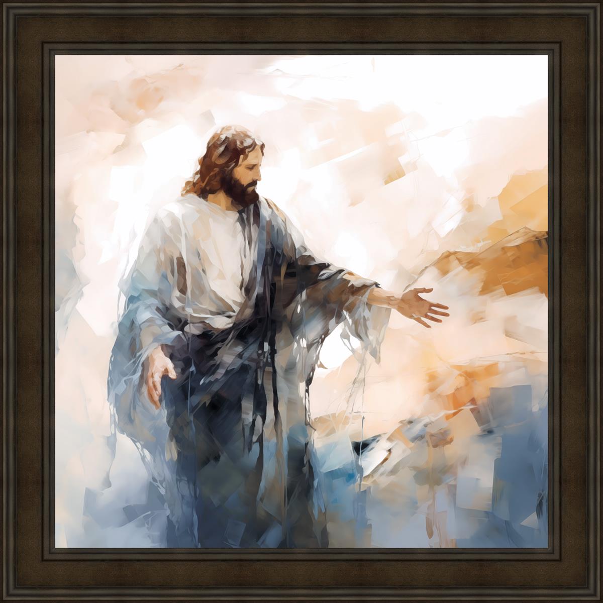 Come Unto Me Large Wall Art - Inspirational Christian Home Decor for Living Room, Bedroom & Office - Perfect for Gifts & Spiritual Spaces
