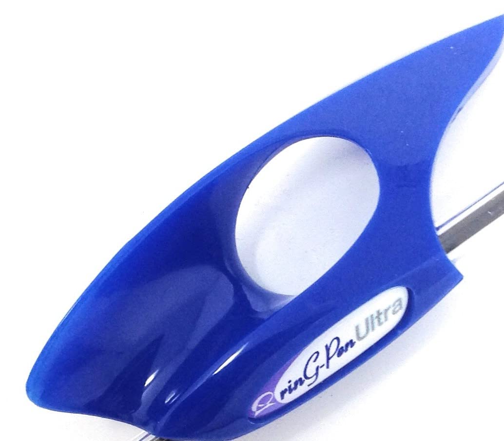 Ergonomic Grip Support for Pens, Pencils & Art Tools - Medium Blue & Royal Blue - Reduce Hand Fatigue for Writing, Drawing & Crafting