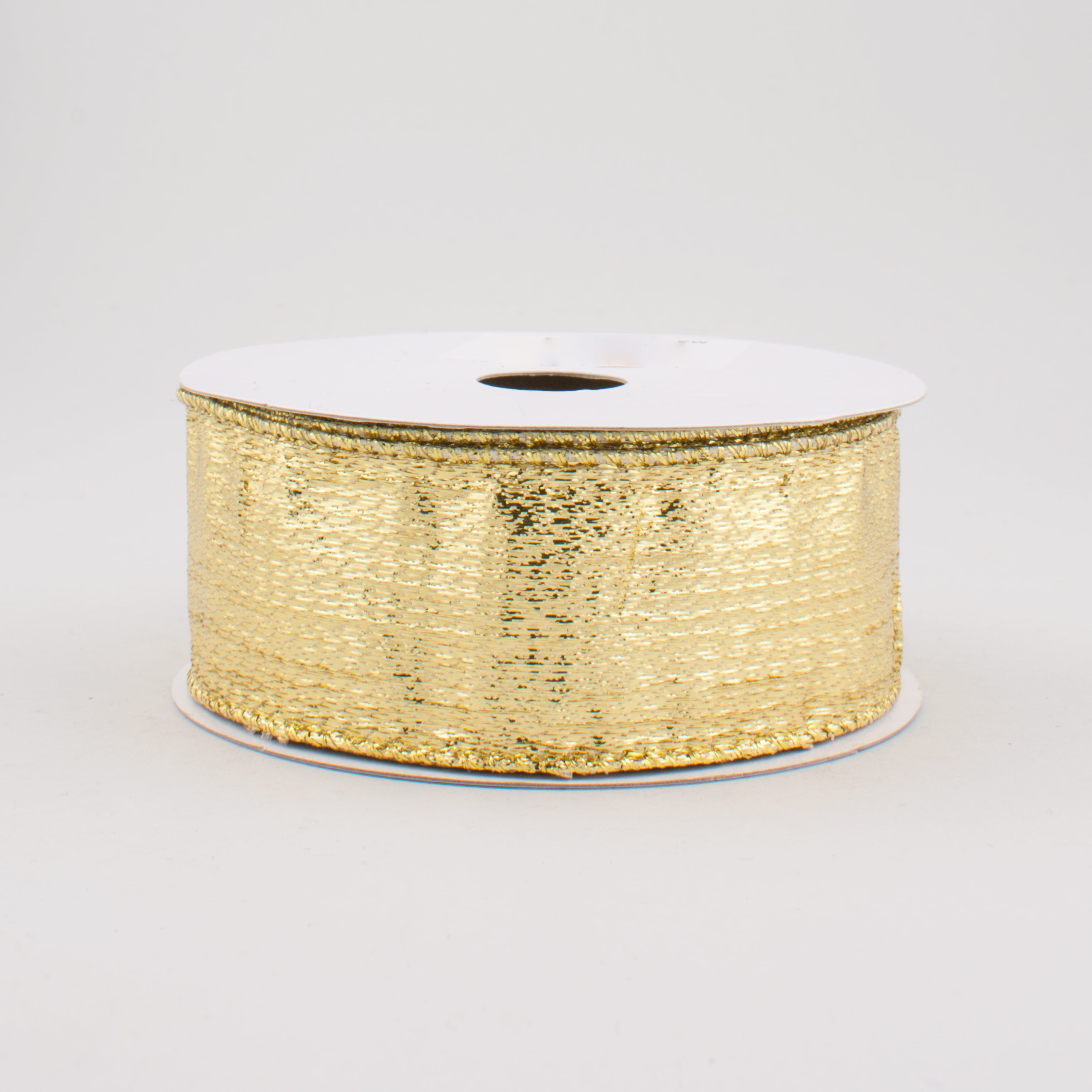 1.5 Inch Metallic Lamé Ribbon - Gold (10 Yards) for Gift Wrapping, Party Decorations, and DIY Crafts