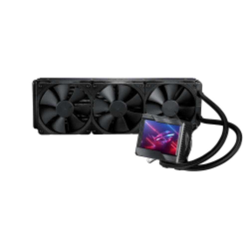 ASUS ROG Ryujin II 360 RGB AIO Liquid CPU Cooler with OLED Display - Premium Cooling for Gaming PCs, Workstations, and Overclocking - Perfect for High-Performance Gaming Rigs and Content Creation Systems