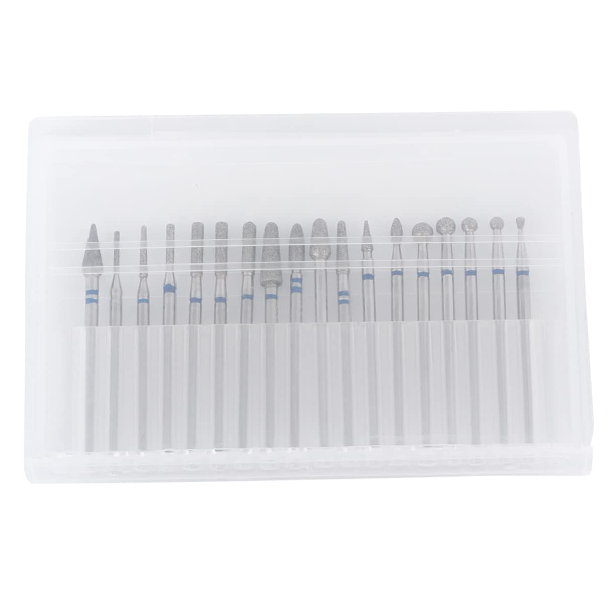 Beavorty 18pcs Nail Drill Bits Set - Professional Manicure Sanding Heads & Cuticle Kit for Home & Salon Use - Perfect for Acrylic, Gel, and Natural Nails
