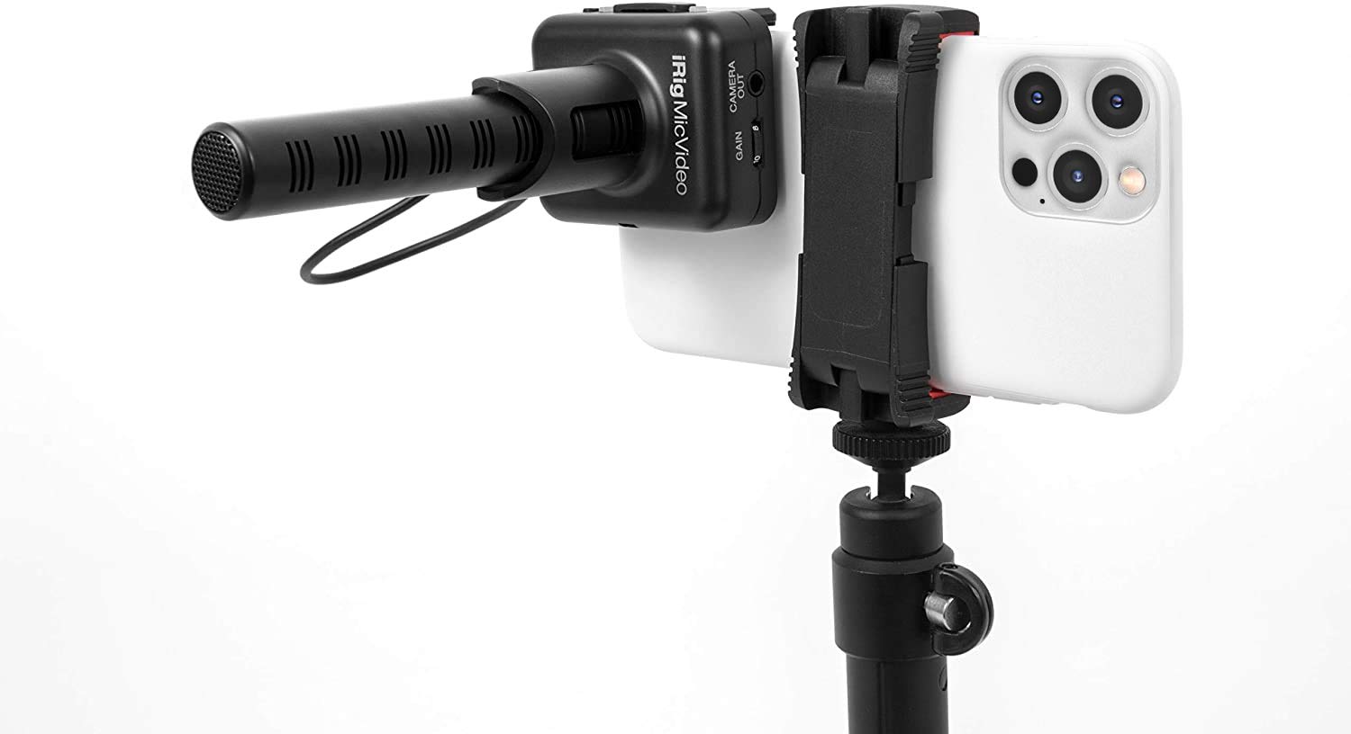 IK Multimedia iRig Mic Video - Professional 24-bit/96kHz USB Microphone with Crystal Clear Sound for Smartphones, Tablets, DSLR Cameras - Perfect for Vlogging, Podcasting & Live Streaming
