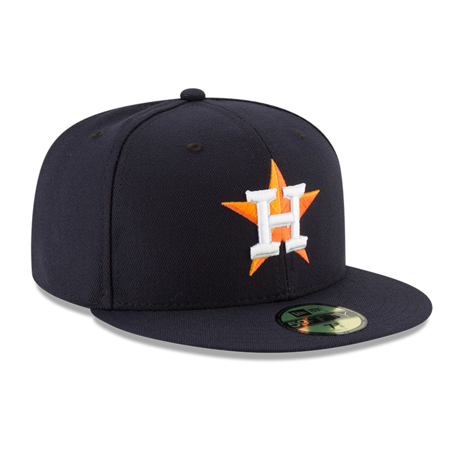 New Era 59Fifty Authentic MLB Houston Astros Baseball Cap - Navy Blue Adjustable Fitted Hat for Men & Women | Perfect for Games, Sports Fan Gifts & Everyday Wear